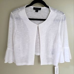 Perceptions Womens 3/4 Bell Sleeve Jacket/Sweater - Large